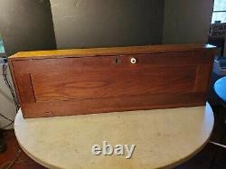 Antique W. R. CASE & SON'S Knife Store Display Cabinet Bradford Pa Advertising