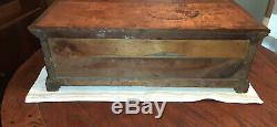 Antique WILIMANTIC 2 Two Drawer Wooden Spool Cabinet STORE DISPLAY CASE