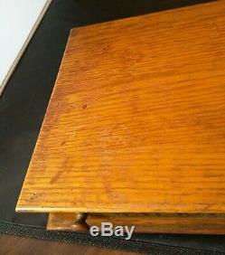 Antique Watsons Needles Display Wooden Case Box Country Store Victorian RARE