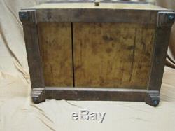 Antique Wood General Store Counter Display Case Box Mercantile Beveled Glass