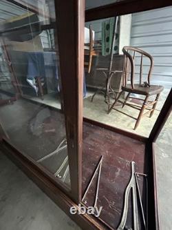 Antique c1900 Drug Store/ Mercantile Display Case-Beautiful