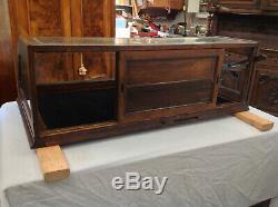 Antique country store countertop display case