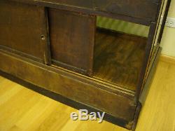 Antique general store display case cabinet cigar counter