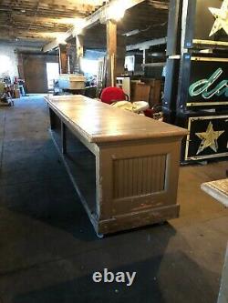 Antique store counter, General Store Counter, Mercantile Sales Counter 3 Avail