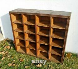 AntiqueWoodenGeneral StoreClothing20 CubicleCounter Shelf Storage Display