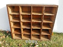 AntiqueWoodenGeneral StoreClothing20 CubicleCounter Shelf Storage Display