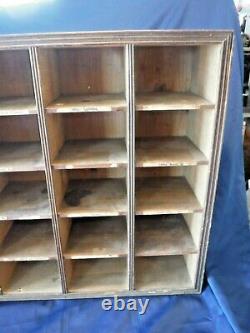 AntiqueWoodenGeneral StoreClothing20 CubicleCounter Shelf Storage Display