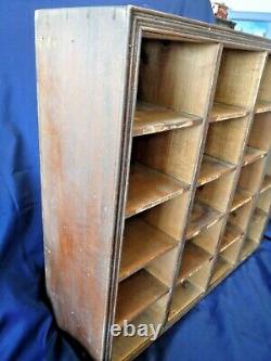 AntiqueWoodenGeneral StoreClothing20 CubicleCounter Shelf Storage Display