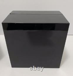 Authentic BVLGARI Black Lacquered Watch Storage Display Empty Box / Case
