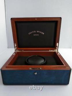 Authentic Franck Muller wood display watch box case empty storage travel yzk12