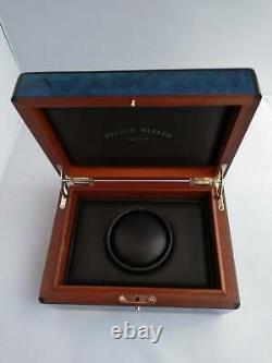 Authentic Franck Muller wood display watch box case empty storage travel yzk12