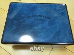 Authentic Franck Muller wood display watch box case empty storage travel yzk12