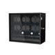 Automatic 12 Watch Winder Display Case With LED Light 6 Storage Box Patent Design