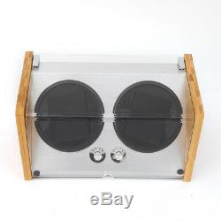 Automatic 4+0 Watch Winder Rotation Case Bamboo Display Box jewelry Storage