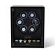 Automatic 6+6 Watch Winder Fingerprint Watch Storage Display Case Box RGB/LED US