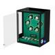 Automatic 6 Watch Winder Fingerprint Entry 6 Watches Storage Display Case RGB US