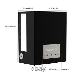 Automatic 6 Watch Winder Fingerprint Entry 6 Watches Storage Display Case RGB US