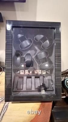Automatic Rotating Watch Winder Box Storage Display Case 8 Rotating Watches Box