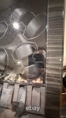 Automatic Rotating Watch Winder Box Storage Display Case 8 Rotating Watches Box
