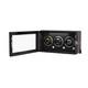 Automatic Rotation 3 Watch Winder Storage Display Case Box Quiet Motor LED Light