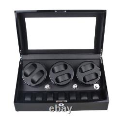 Automatic Rotation 6+7 Watch Winder Storage Case Display Box With 4 Modes Gifts
