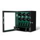 Automatic Rotation 6 Watch Winder With 5 Watches Display Storage Box Case LED