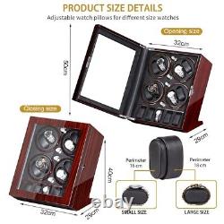 Automatic Rotation 8+5 Watch Winder Display Storage Display Case Box Organizer