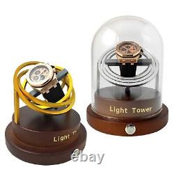 Automatic Rotation Single Watch Winder Storage Display Case Box Gift