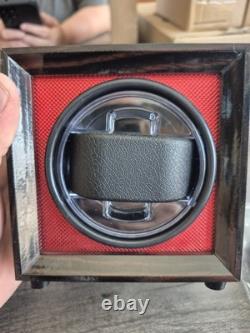Automatic Single Watch Winder Oak Box Storage Display Case Box Quiet Motor