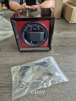 Automatic Single Watch Winder Oak Box Storage Display Case Box Quiet Motor
