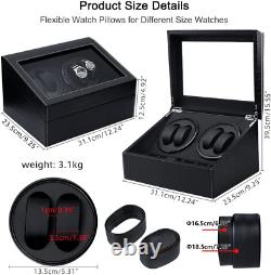 Automatic Watch Winder, 4+6 Automatic Watch Winder Storage Display Box, Watch Case