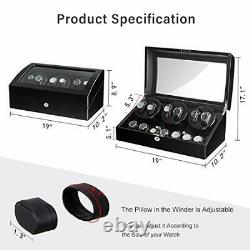 Automatic Watch Winder, 6 +7 Storage Display Case with Extremely Silent