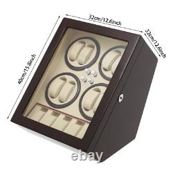Automatic Watch Winder 8+5 Storage Display Case Box Large Capacity