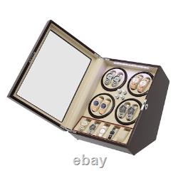 Automatic Watch Winder 8+5 Storage Display Case Box Large Capacity