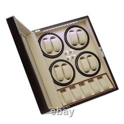 Automatic Watch Winder 8+5 Storage Display Case Box Large Capacity
