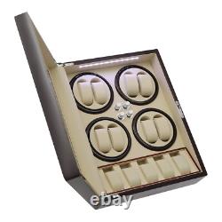 Automatic Watch Winder 8+5 Storage Display Case Box Large Capacity