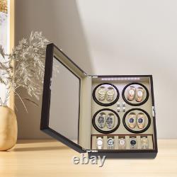 Automatic Watch Winder 8+5 Storage Display Case Box Large Capacity