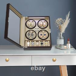 Automatic Watch Winder 8+5 Storage Display Case Box Large Capacity