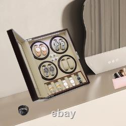 Automatic Watch Winder 8+5 Storage Display Case Box Large Capacity