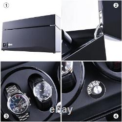 Automatic Watch Winder Rotation Luxury Display 6+7 Box Storage Case US Seller