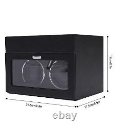 Automatic Watch Winder Storage Display Case Box Silent Motor Spinning Imported