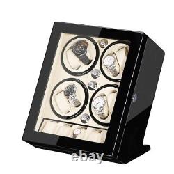 Automatic Wooden 8+5 Watch Winder Case Display Storage Box Organizer Multi-color