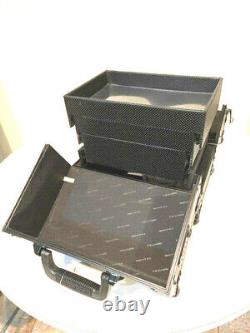 BEAUTY UTILITY TZ AB-125 DISPLAY weapon CASE ALUMINUM LOCKS 3 SEPARATE STORAGE