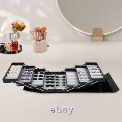 Black 48 Pairs Eyeglasses Sunglasses Storage 48 Slot Case Display Organizer Box