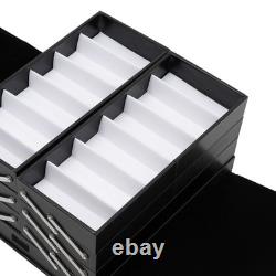 Black 48 Pairs Eyeglasses Sunglasses Storage 48 Slot Case Display Organizer Box