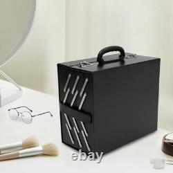 Black 48 Pairs Eyeglasses Sunglasses Storage 48 Slot Case Display Organizer Box