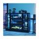 Boniture Acrylic Display Cabinet LED Lighting Curio Case