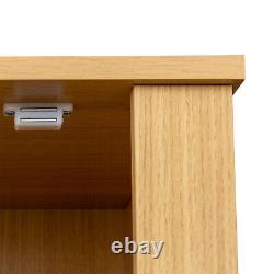 Bookshelf Display Case Cabinet Storage Organizer with Shelves and Drawers