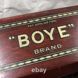 Boye Brand Antique Sewing Needle Countertop Store Display Case Cabinet Excellent