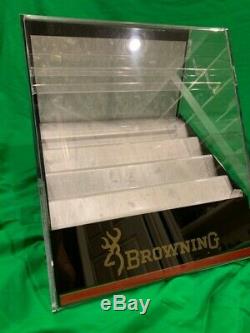 Browning Knife Counter Top Store Display Case Advertising